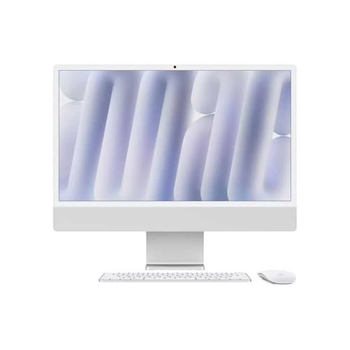 Apple iMac All-in-One-Desktop-PC mit M4 Chip, 10-Kern CPU und 10-Kern GPU, 24 Zoll Retina Display, 16 GB Unified Speicher, 512 GB SSD, Rosa