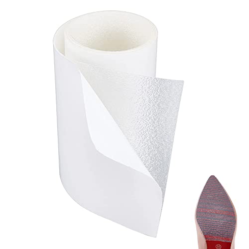 PandaHall 1m Selbstklebender Schuhsohlenschutz Anti Rutsch Schuhgriff Sohlenabdeckungsaufkleber Kristallklare Sohlenaufkleberrolle Für Männer Frauen Schuhe Turnschuhe High Heels Business