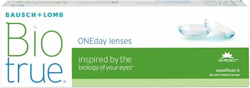 Bausch + Lomb Biotrue ONEday Tageslinsen, sphärische Kontaktlinsen, weich, 30 Stück/BC 8.6 mm/DIA 14.2 mm / -2.75 Dioptrien