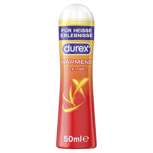 Durex Gleitgel Wärmend – Gleitmittel für wärmende Effekte & angenehme Gleitfähigkeit – 50 ml