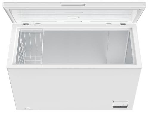 SCHOEPF – GT300SC Gefriertruhe 292 L – Weiß – 83,5 x 105,5 x 73,5 cm – Energieklasse C – Schnellgefrieren – 39 dB – 146 kWh/Jahr – 4-Sterne-Kennzeichnung – Freistehend