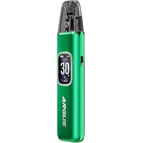 Voopoo Argus G3 Kit E-Zigarette 3ml Tank integrierter 1500mAh Akku Nikotinfrei Farbe Grün