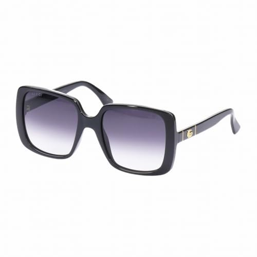 GUCCI Womens GG0632S Sunglasses, Black-Black-Grey, 56