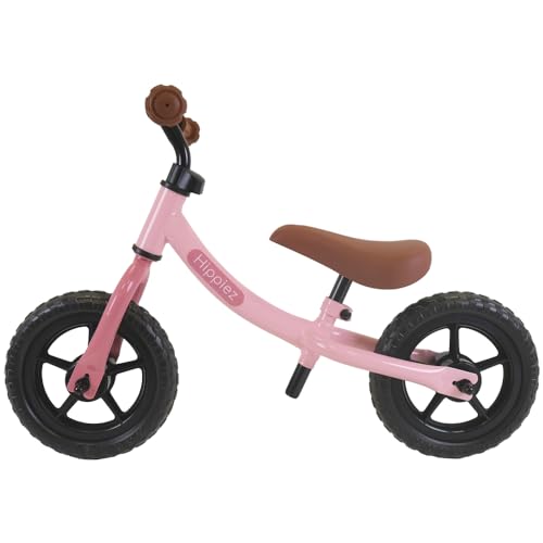 Hippiez Metal Balance Bike Worker Old Pink ab 2 Jahren – Pinkes Laufrad – Verstellbarer Sattel und Lenker – Für Mädchen – Kompakt und sicher – Niedriger Einstieg