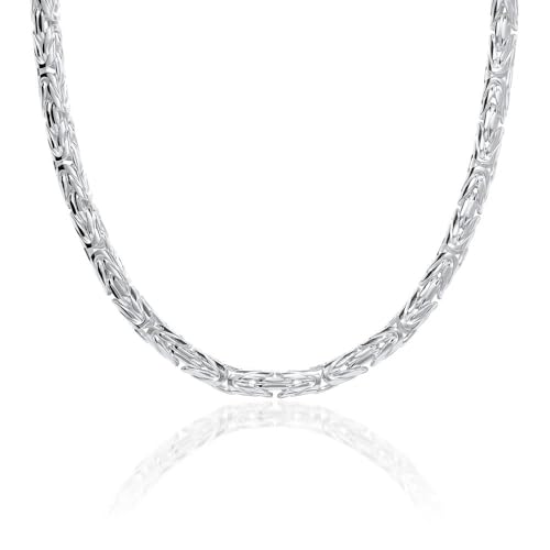 925er Sterlingsilber Königskette für Herren 5mm JEWLIX -55cm