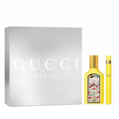 Gucci Flora Gorgeous Orchid Geschenkset für Damen, Eau De Parfum 50 ml und Reiseparfüm 10 ml