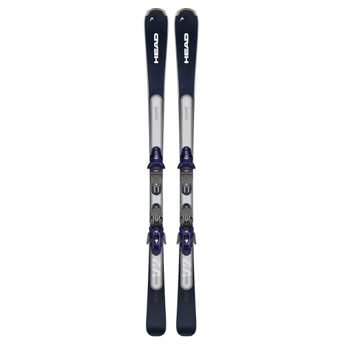 HEAD Shape V2 Ski für Anfänger bis Fortgeschrittene - Herren & Damen Ski - Einfacher Kurvenaufbau und maximale Kontrolle - Voreingestellte Bindung - 149cm