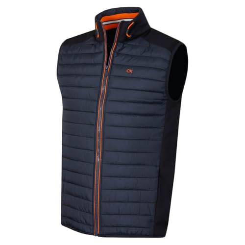 Calvin Klein Herren CK Insulate Weste - Marine/Orange - L