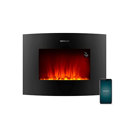 Cecotec Dekorativer Elektrischer Kaminofen ReadyWarm 2250 Curved Flames Connected. 22