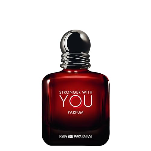Emporio Armani Stronger With You Parfum, Armani Beauty für Herren, Herrenduft, Holzig-warmer Amber-Duft, mit Rum, Bergamotte, Lavendel, Zedernholz und Vanille, 50ml