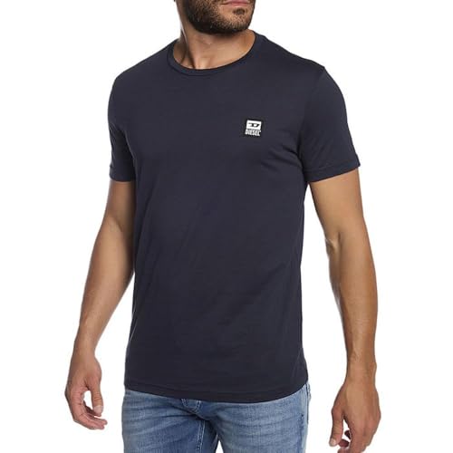 Diesel T-Shirt Schwarz Herren T-Diegos, marine, L