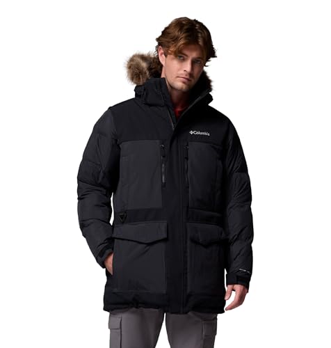 Columbia Herren Marquam Peak Fusion™ II Parka Winterjacke, Schwarz, M EU