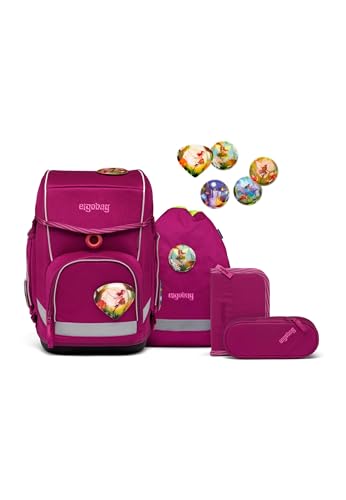 ergobag cubo Set ergonomischer Schulranzen, Vorgänger-Kollektion, klassisch 5-teilig 1. Klasse Grundschule