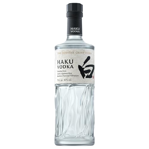 Suntory Haku Vodka , Super Premium Vodka aus dem House of Suntory in Japan , aus japanischem Reis , 700 ml , 40 Prozent