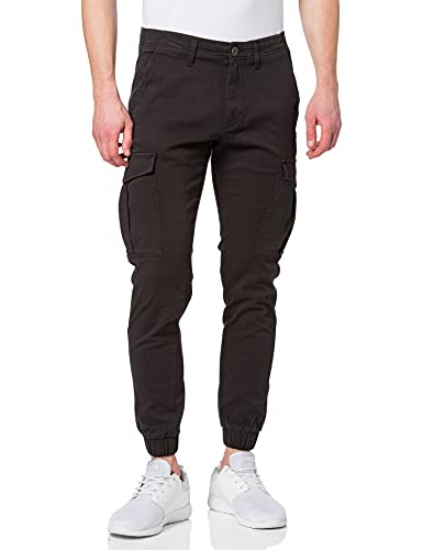 JACK&JONES PANTS STUDIO JJIMARCO JJJOE Cuffed AKM Black