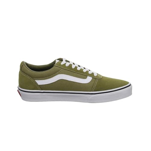Vans Filmore Decon Herren Sneaker, Suede Canvas Olive White, 44 EU