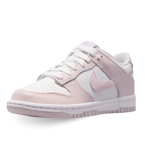 NIKE Dunk Low (GS) Code FB9109-128 Weiß Jungen, Weiß / Lila, 40 EU