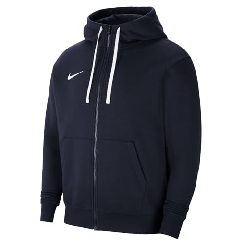 Nike Herren M Nk Flc Park20 Fz hættetrøje Kapuzenpullover, Obsidian/White/White, L EU