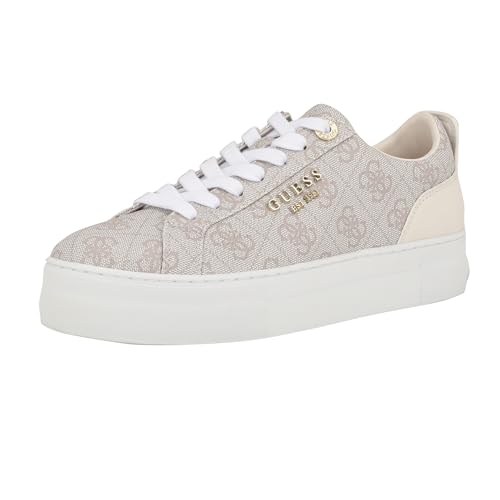 Guess Damen Genza Sneaker, Dove 150, 38.5 EU
