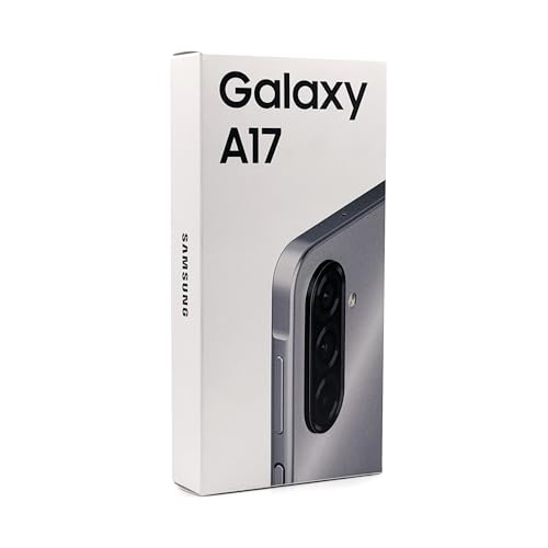 SAMSUNG Galaxy A17 4G, 256 GB, 8 GB RAM, 17 cm (6,7 Zoll) Super AMOLED-Display, Dreifachkamera, 50 MP, 5000 mAh, Grau