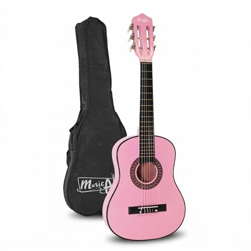 Musik Alley MA-51 Klassische Akustikgitarre Kindergitarre und Junior-Gitarre Pink