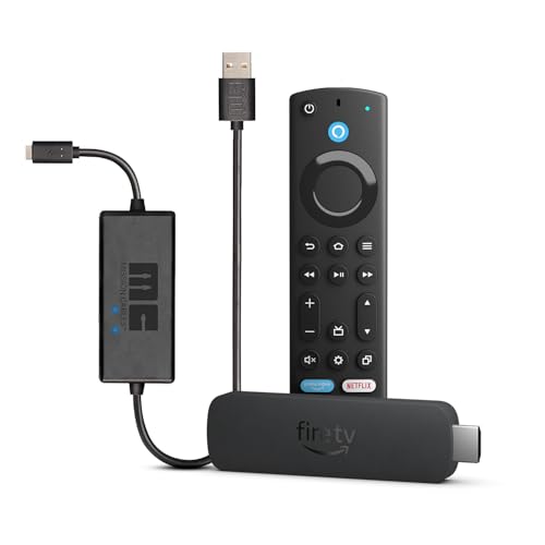Amazon Fire TV Stick HD + Mission USB Stromkabel - Ladekabel - Power Kabel für Amazon Fire TV (Keine separate Steckdose mehr notwendig)