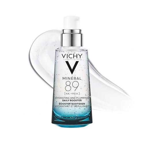 VICHY Hyaluron-Boost feuchtigkeitsspendendes Serum, Aufpolsternd, Anti-Falten, Mit Hyaluronsäure und essenziellen Mineralien, Minéral 89, 50 ml