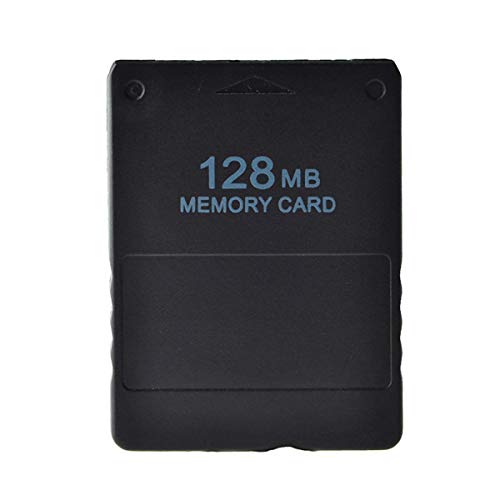 EisEyen Urisgo 128MB Memory Card Speicherkarte Speicher für Sony Playstation 2 PS2, Schwarz