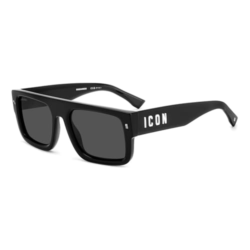 Dsquared Icon 0008/s 807/IR BLACK Sunglasses Men Acetate, Standard, 54
