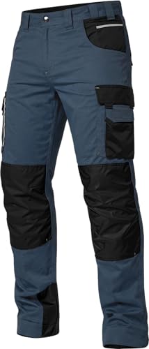 ACE Genesis Pro Herren-Arbeitshose mit Stretchbund, Grau, 52