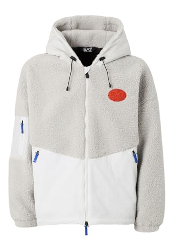 Emporio Armani Antarktische Bomberjacke für Herren, Teddy-Effekt, zeitgenössisch, Sport, Antarktis, S