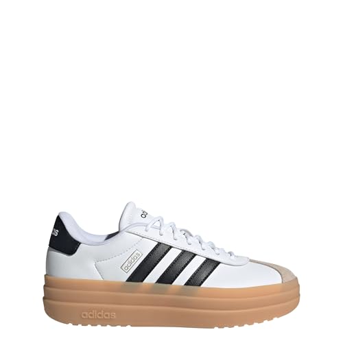 adidas Damen VL Court Bold Shoes, FTWR White/core Black/Wonder beige, 40 EU