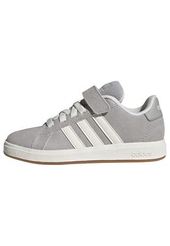 adidas Unisex Kinder Grand Court 00s Shoes Children, Grey Two/Off White/Gum, 31 1/2 EU