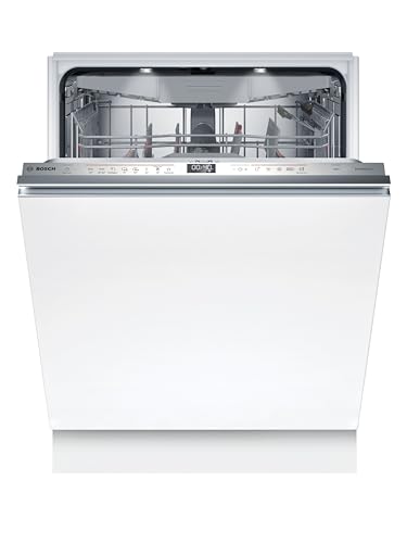 Bosch SMV6ZCX16E, Stiftung Warentest GUT (2,2)*, Serie 6, vollintegrierter Geschirrspüler mit Besteckschublade, 60 cm, PerfectDry, Intelligent Programm, Max Flex Körbe, Vario Schublade, Home Connect