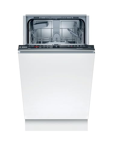 Bosch SPV2IKX10E Serie 2 Smarter Geschirrspüler Vollintegriert, Edelstahl, Kunststoff, 45 cm Breit, Extra Trocknen, InfoLight, AquaStop, Weiß