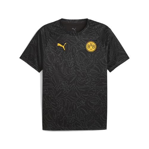 PUMA Herren Borussia Dortmund Aufwärmtrikot L, Black Yellow Sizzle