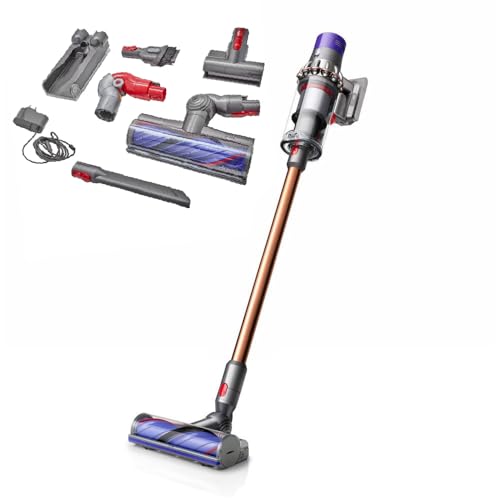 Dyson Cyclone V10 Absolute beutel- und kabelloser-/Softwalze/Handstaubsauger (inkl. 3 Elektrobürsten mit Direktantrieb bzw., Nickel-Cobalt-Aluminium Akku, Wandhalterung und Ladestation)