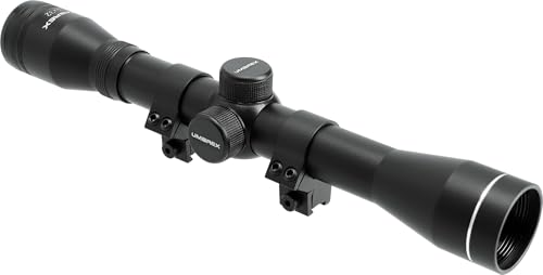 Umarex Zielfernrohr RS 4 x 32, Ø 23 mm Objektiv, Fernrohr für Luftgewehre, unbeleuchtet, inkl. Ø 11 mm Montagering