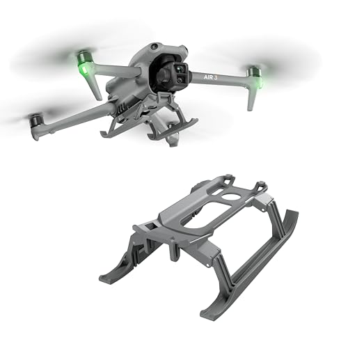 STARTRC PHOTO landefüße für DJI Air 3S Zubehör, Faltbarer erweiterter Schnellspanner Drohnenschutz landegestell für DJI Air 3S Fly More Combo