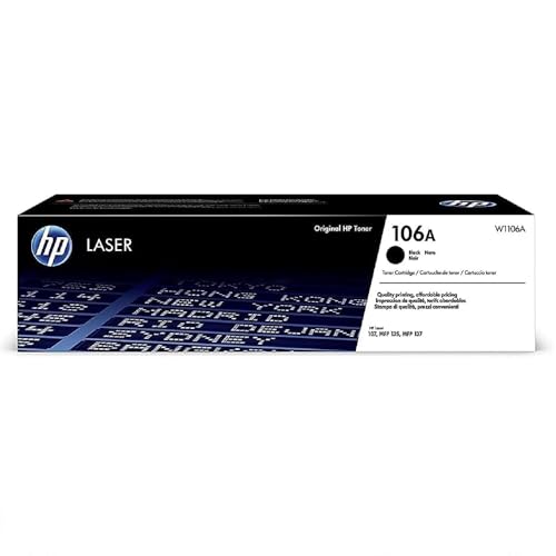HP 106A (W1106A) Original Toner Schwarz für HP Laser 107, 135, 137