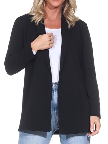 JACQUELINE de YONG JDY Damen leichte Jacke Blazer JDYGeggo Damensakko 15180572 Black L