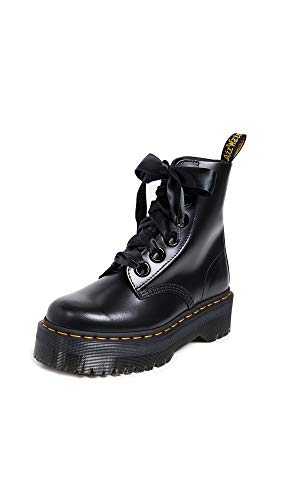 Dr Martens Damen Molly 24861001 Schneestiefel, Black Buttero, 41 EU