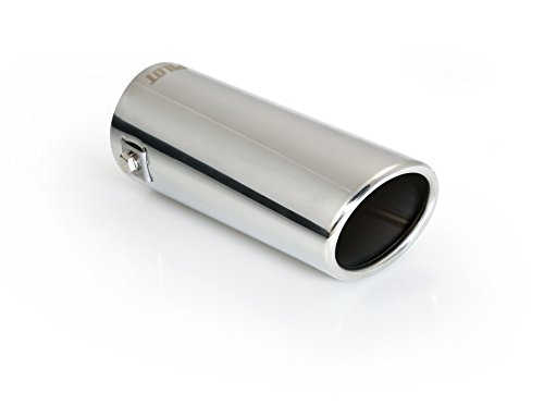 Lampa 60052 Auspuffblende 'T-3 Diagonal', Edelstahl, Durchmesser 65 x 50 mm