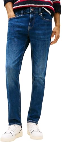 Tommy Jeans Herren Scanton Slim AI0255 DM0DM21890, Denim (Denim Dark), 36W / 32L, Denim (Denim Dark), 36W / 32L