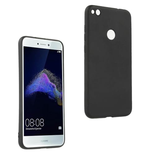 REY Schwarz Silikonhülle TPU für Huawei P9 LITE 2017 - P8 LITE 2017, Handyhülle Premium Kratzfest TPU Durchsichtige Schutzhülle, Ultradünne 0,33 mm