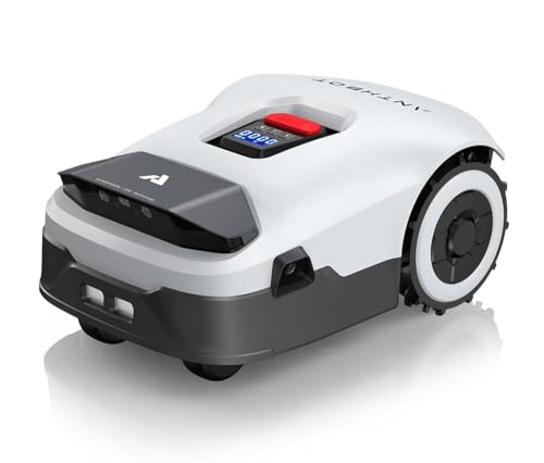 ANTHBOT Genie600 Mähroboter ohne Begrenzungskabel - 900m² RTK+4K Vision, Multizonen-Steuerung, 3D-Hindernisvermeidung, App-Steuerung, Automatischer Rasenroboter mit Nachtsicht & Regen-Sensor