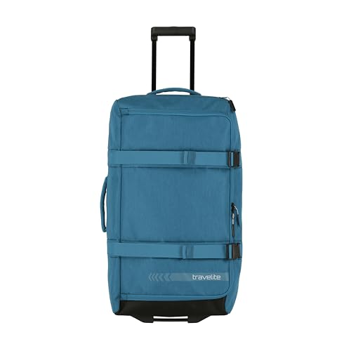 Travelite Trolley Reisetasche mit Rollen mittelgroß, Kick Off, praktische Rollenreisetasche für Urlaub und Sport, 68 cm, 65 Liter