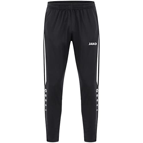 JAKO Herren Polyesterhose Power, Schwarz/Weiß, M