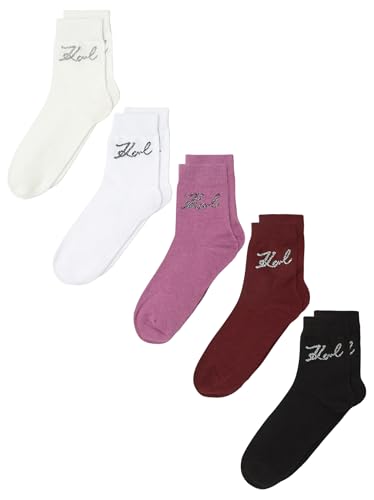 KARL LAGERFELD Damen K/Signature Logo Sock (5 Pack) Multi 39-42