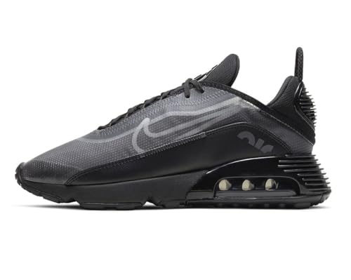 Nike Air Max III, Laufschuhe für Herren, Schwarz Weiß Wolf Grau, 45.5 EU